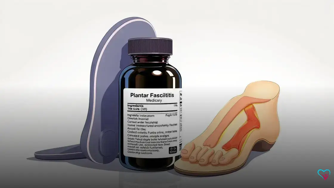medicamento para fascite plantar