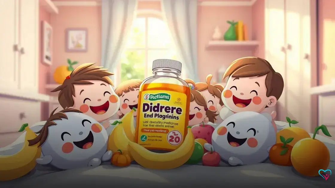 remedio diarreia infantil