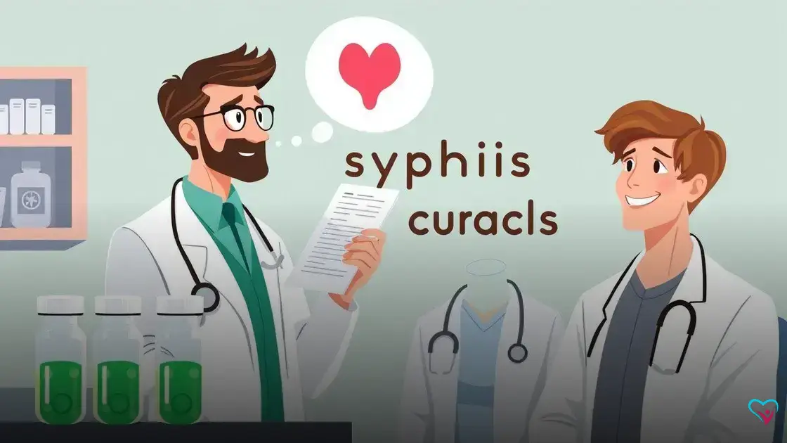 a doença sífilis tem cura