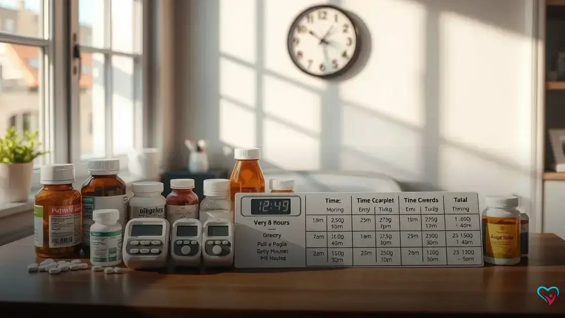 qual melhor horario para tomar remedio de 8 em 8h