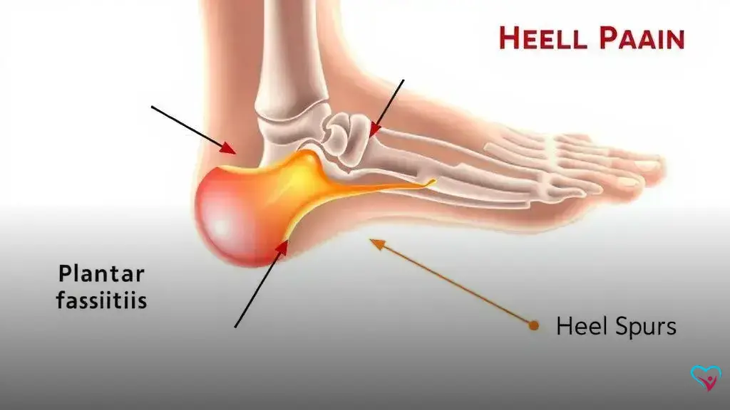 o que pode causar dor no calcanhar